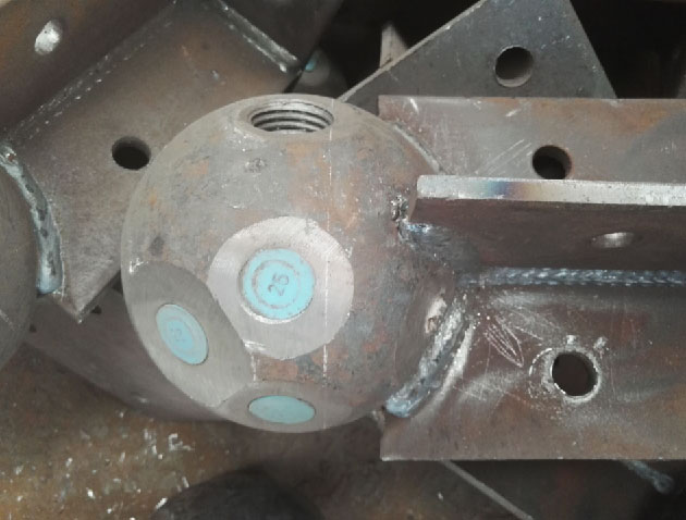 泸州螺栓球球塞，网架配件