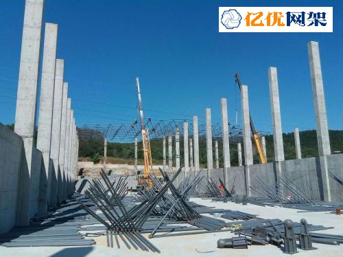 泸州料棚网架设计