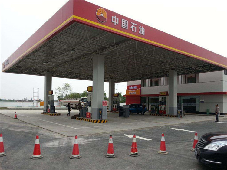 泸州加油站钢结构网架案例20