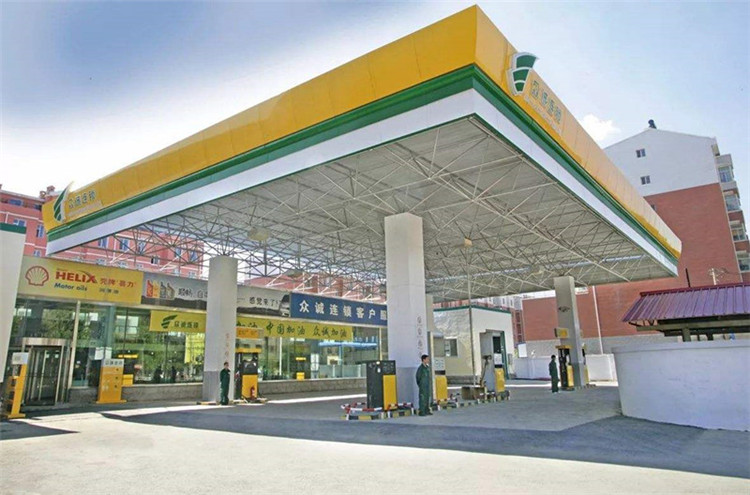 泸州加气站钢结构网架案例7